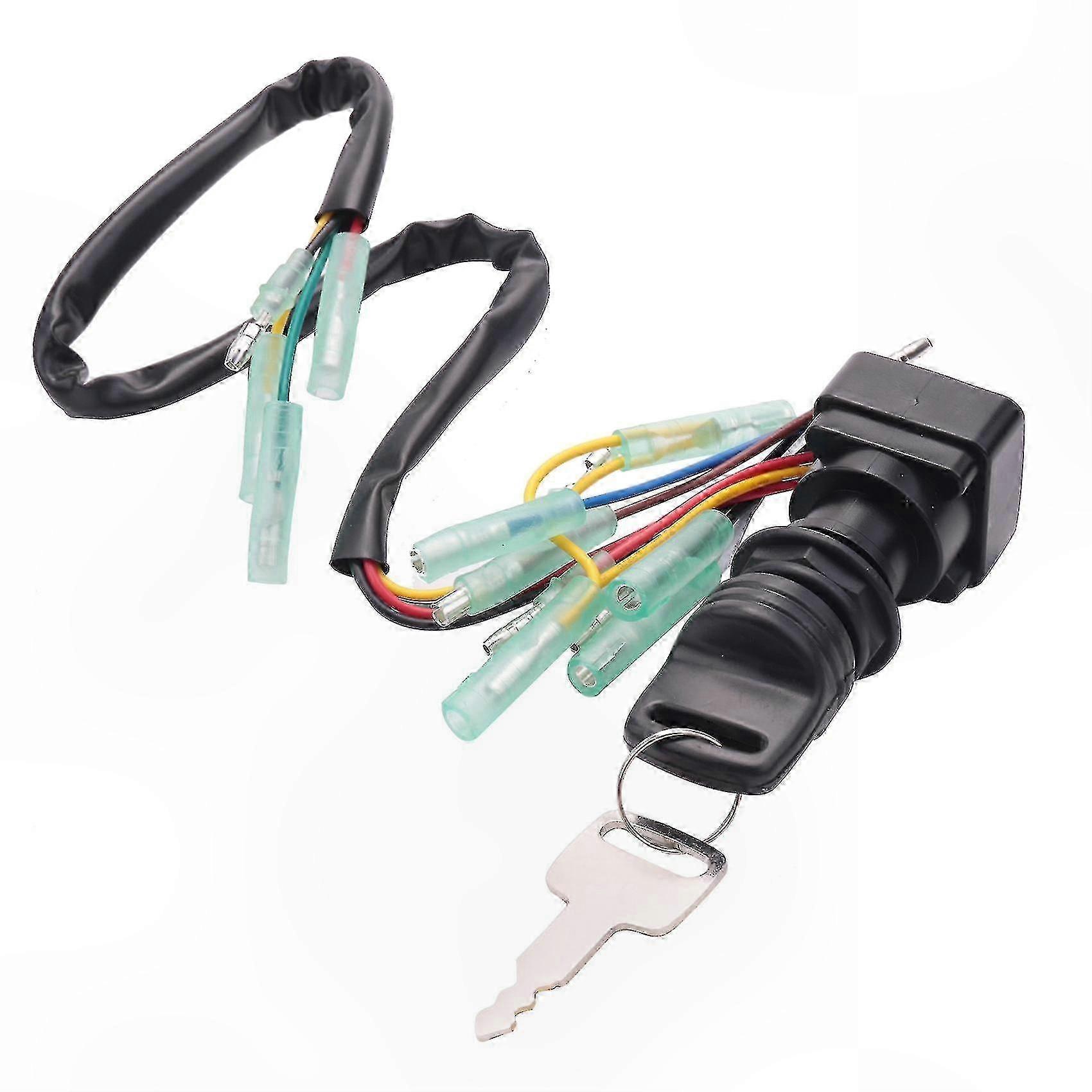 Outboard Motor Ignition Switch Key Assembly for Control Box 703-82510-43-00 EU