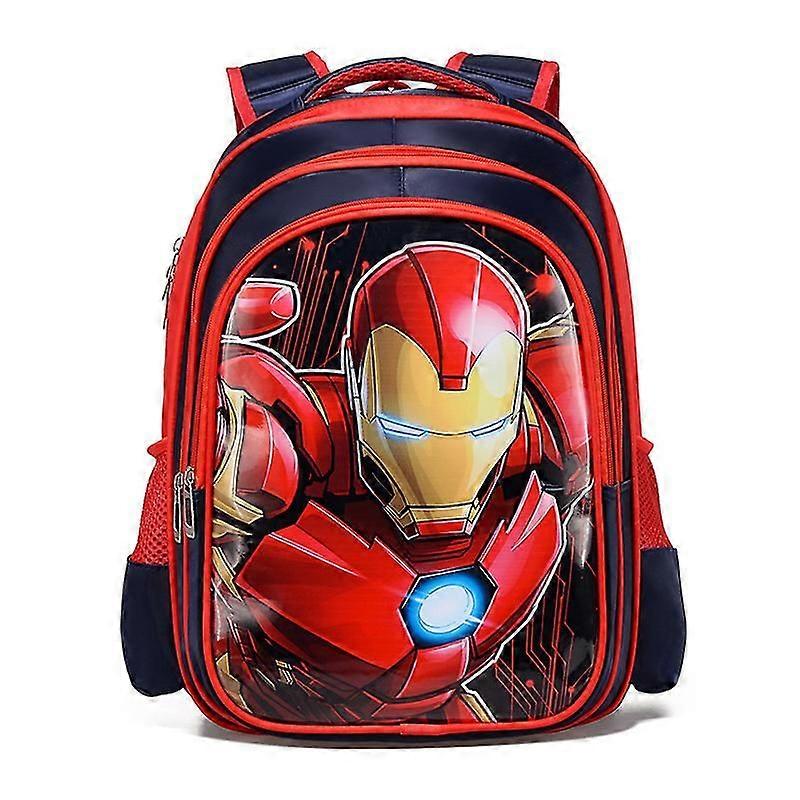 Kids Boy Girl Iron Man Captain America Printed Backpack Rucksack School Junior Bag