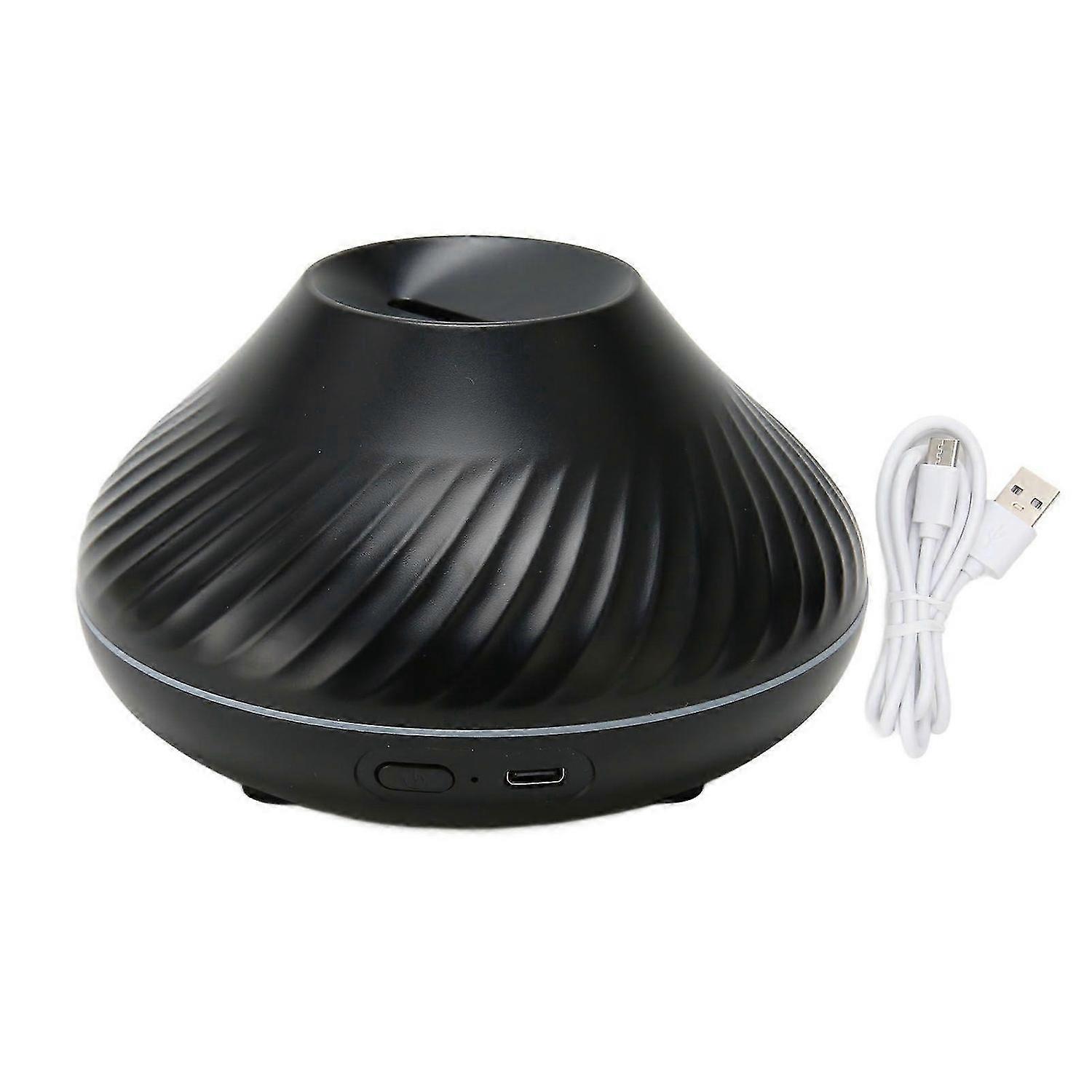 2025 Latest Model Flame Aroma Diffuser 130ml 7 Color Light USB Powered