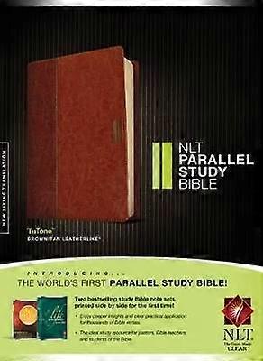 NLT Parallel Study Bible Tutone Brown/Tan