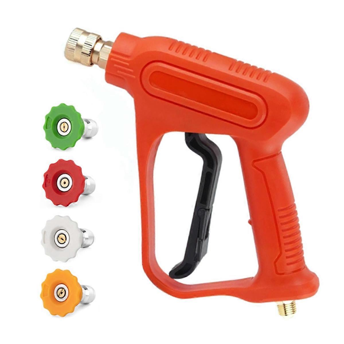Pressure Washer Accessories with Swivel Pressure Washer Handle with M22-14mm Adapter 1/4in Connector