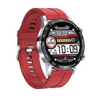 Long Battery Life Sports Waterproof Heart Rate Sleep Health Smart Watches(Red)