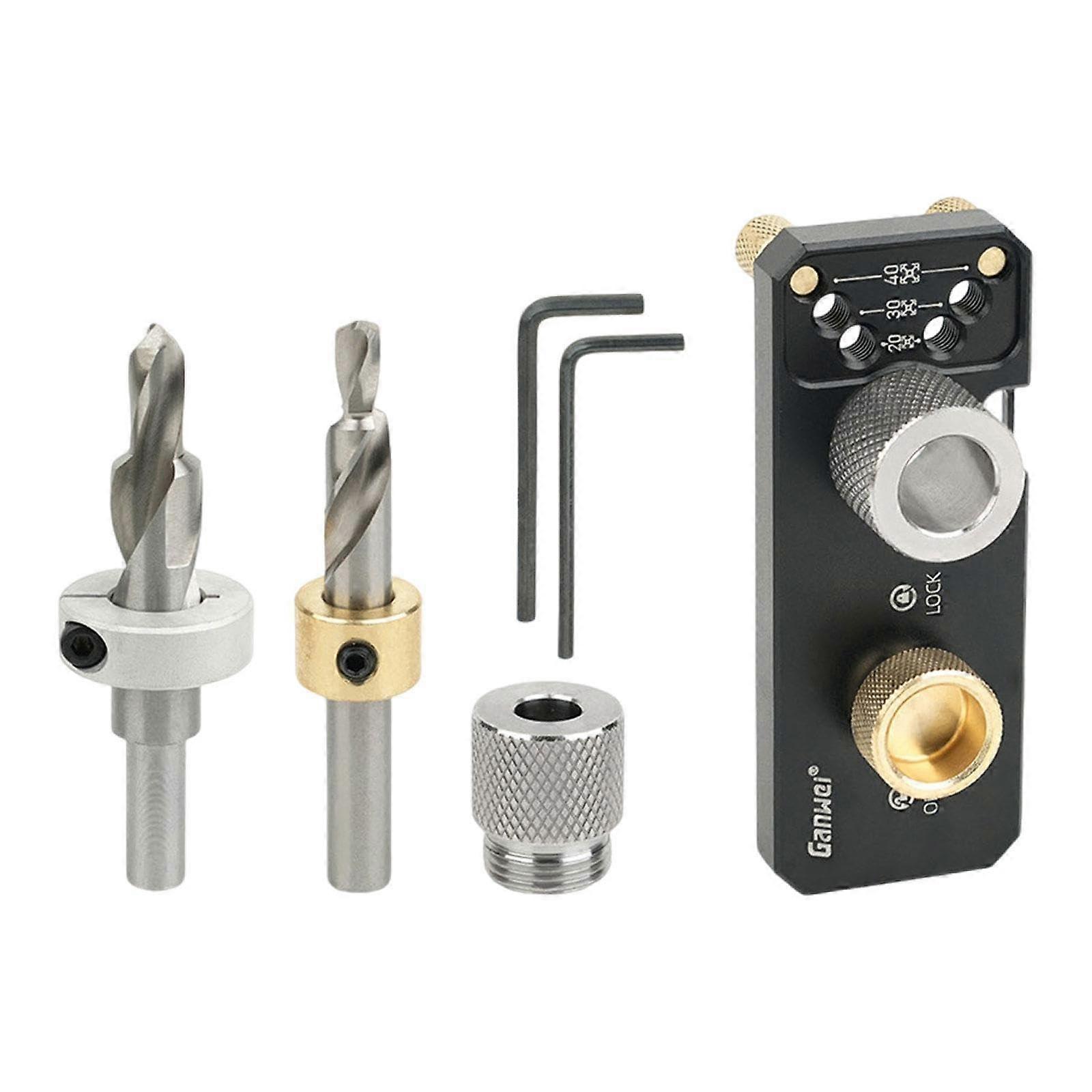 Aluminum Profile Drill Assistance Hole Opener For 203040 Series Aluminum Profiles Accurate Hole Drill Assistant Set