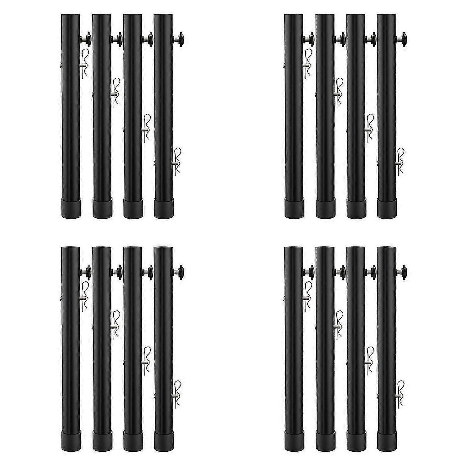 Table for Folding Straight/Bent Leg, Heights Adjustable Risers - 4PCS