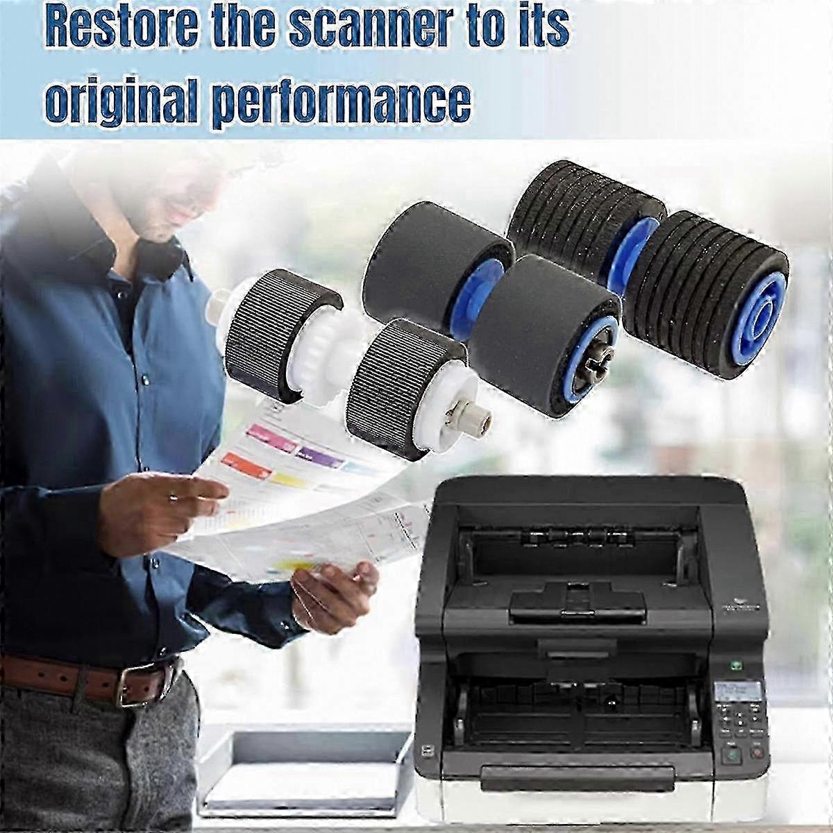 Replacement Roller Kit for G1100 G1130 G2090 G2110 G2140 Document Scanners-Compatible with 8262B001AA Exchange Parts