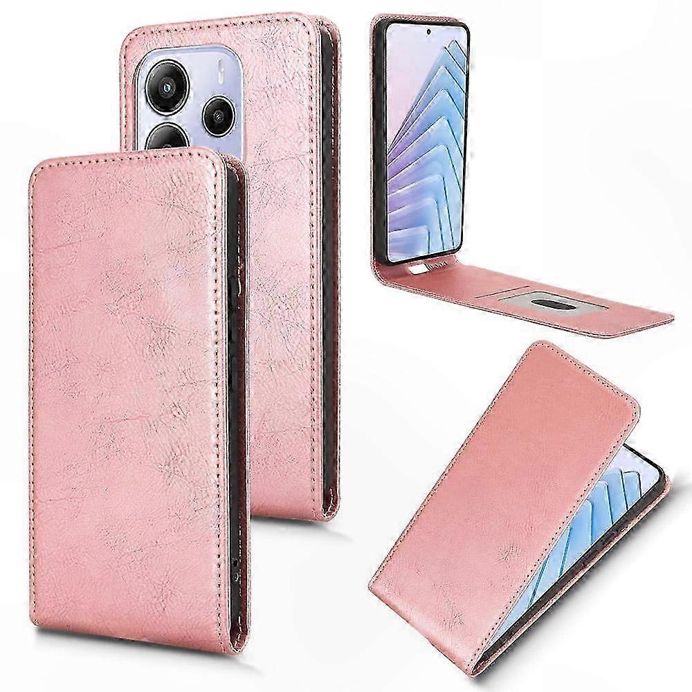 Leather Magnetic Flip Case for Vertical Phone Protection