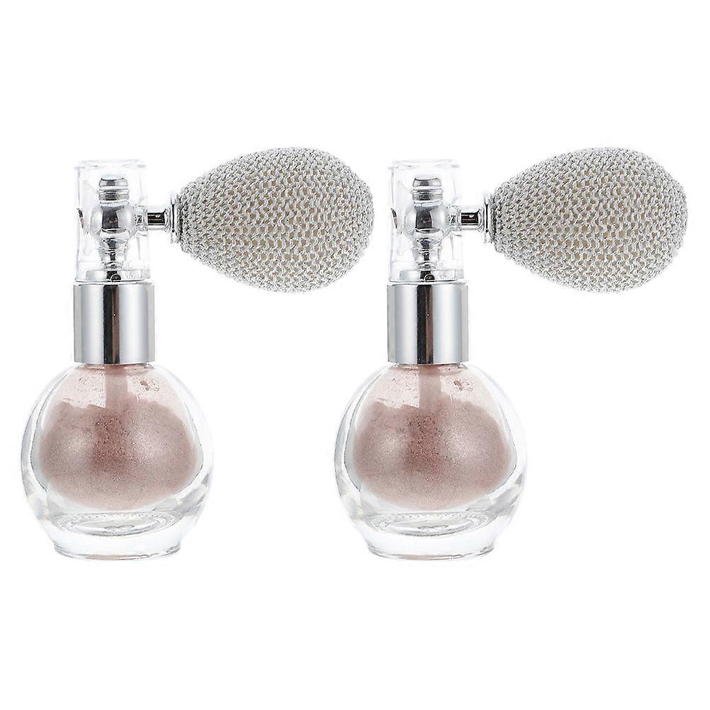 Makeup Glitter Powder Sprayer Body Highlighter Spray Tool 2Pcs Pack