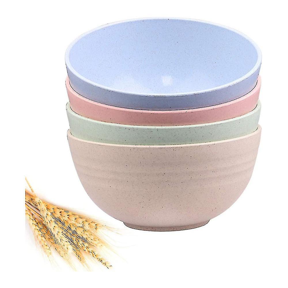 Unbreakable Cereal Bowls Large Dinner Set Of 4, Lightweight Soup Bowls