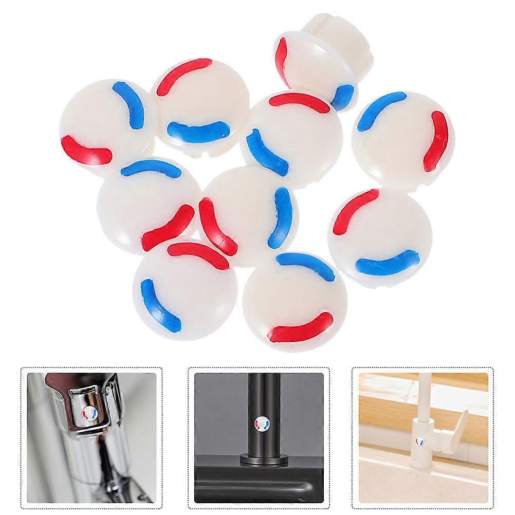 Hot Cold Indicator Signs Faucet Handle Labels for Kitchen 150Pcs Pack