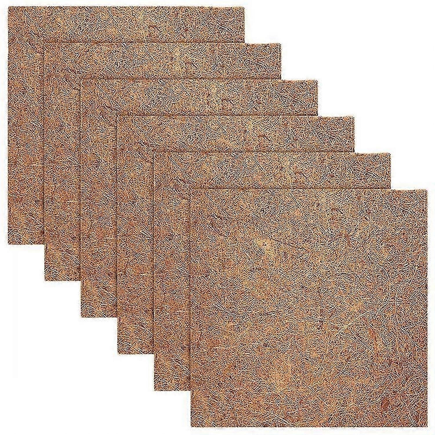 Natural Coconut Fiber Mat, Reptile Carpet, Pet Terrarium Substrate for Lizard Snake Turtle Gecko