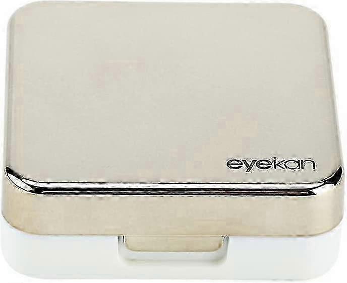 Mini Contact Lens Case Portable Contact Lens Container for Contact Lens and Travel Use(Rose Red)