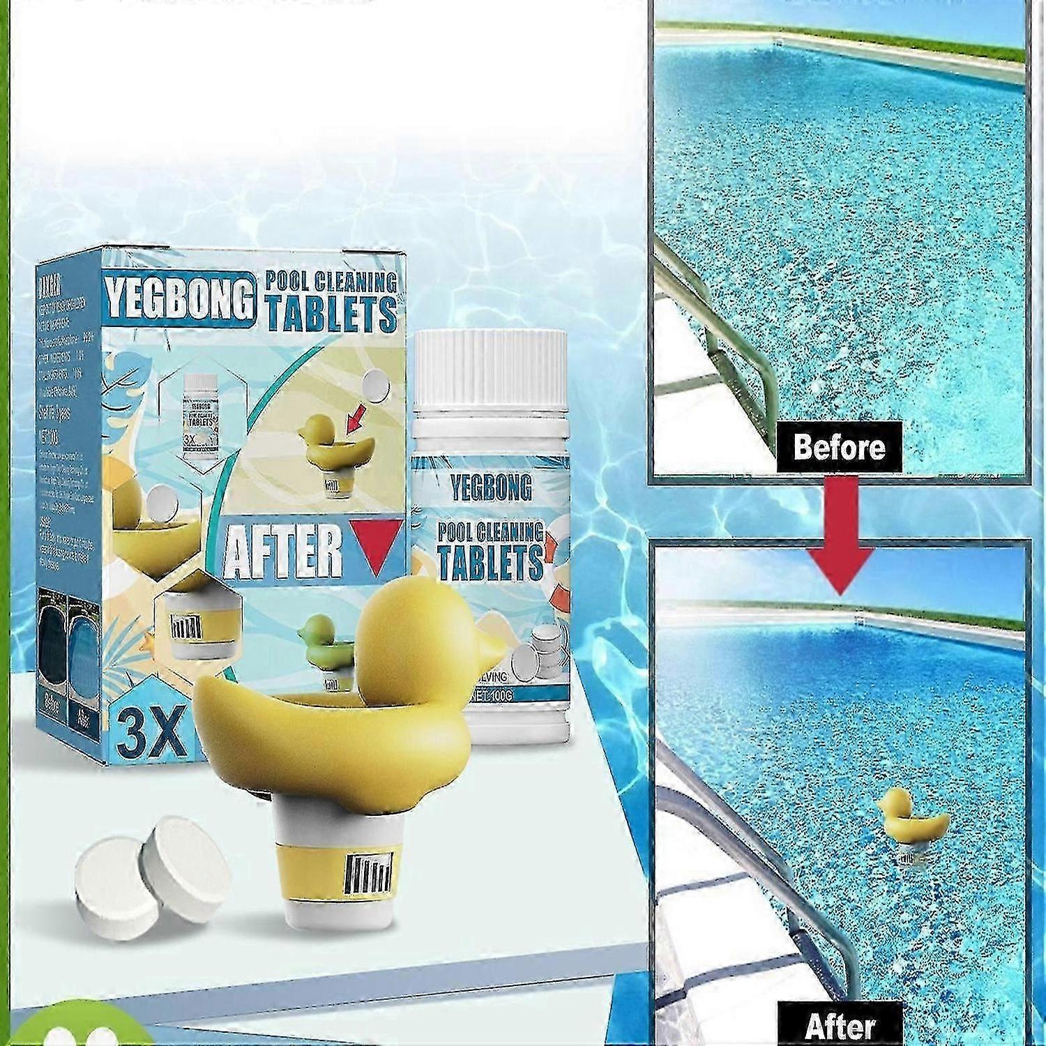 dispenser multi-functional cleaning, deodorizing, sterilizing and descaling instant clean tablet dispenser (3 pieces)