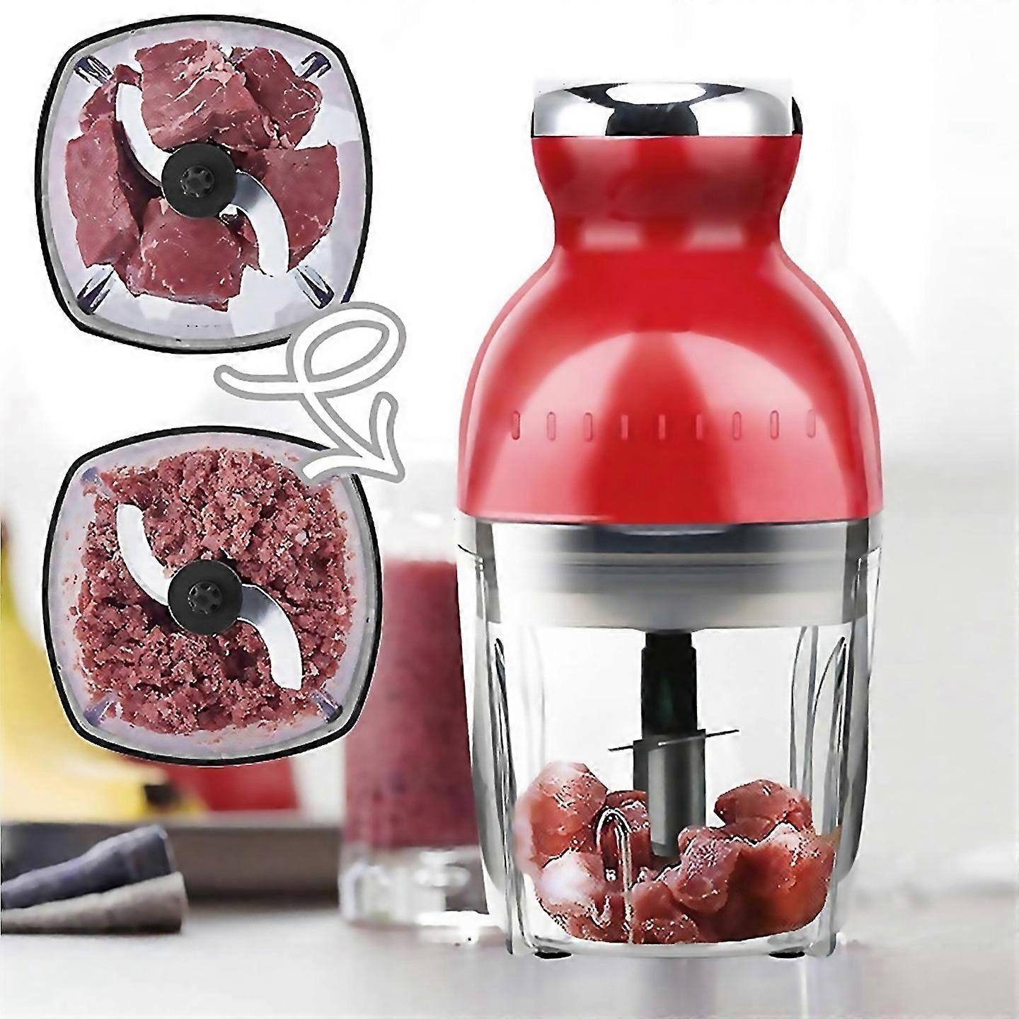 For Meat Chopper Meat Processor Eu Plug Red