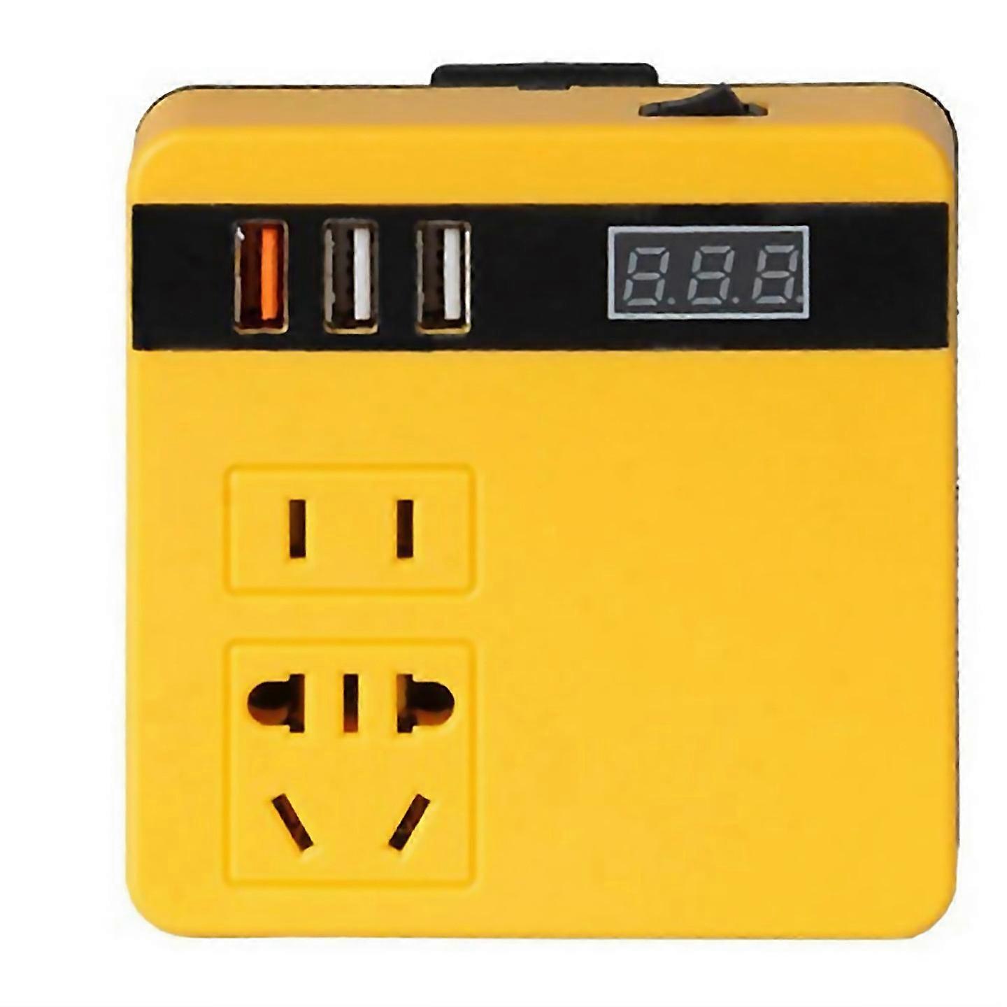 For Dc 18v To 220v Inverter Adapter Power For 18v 20v Battery