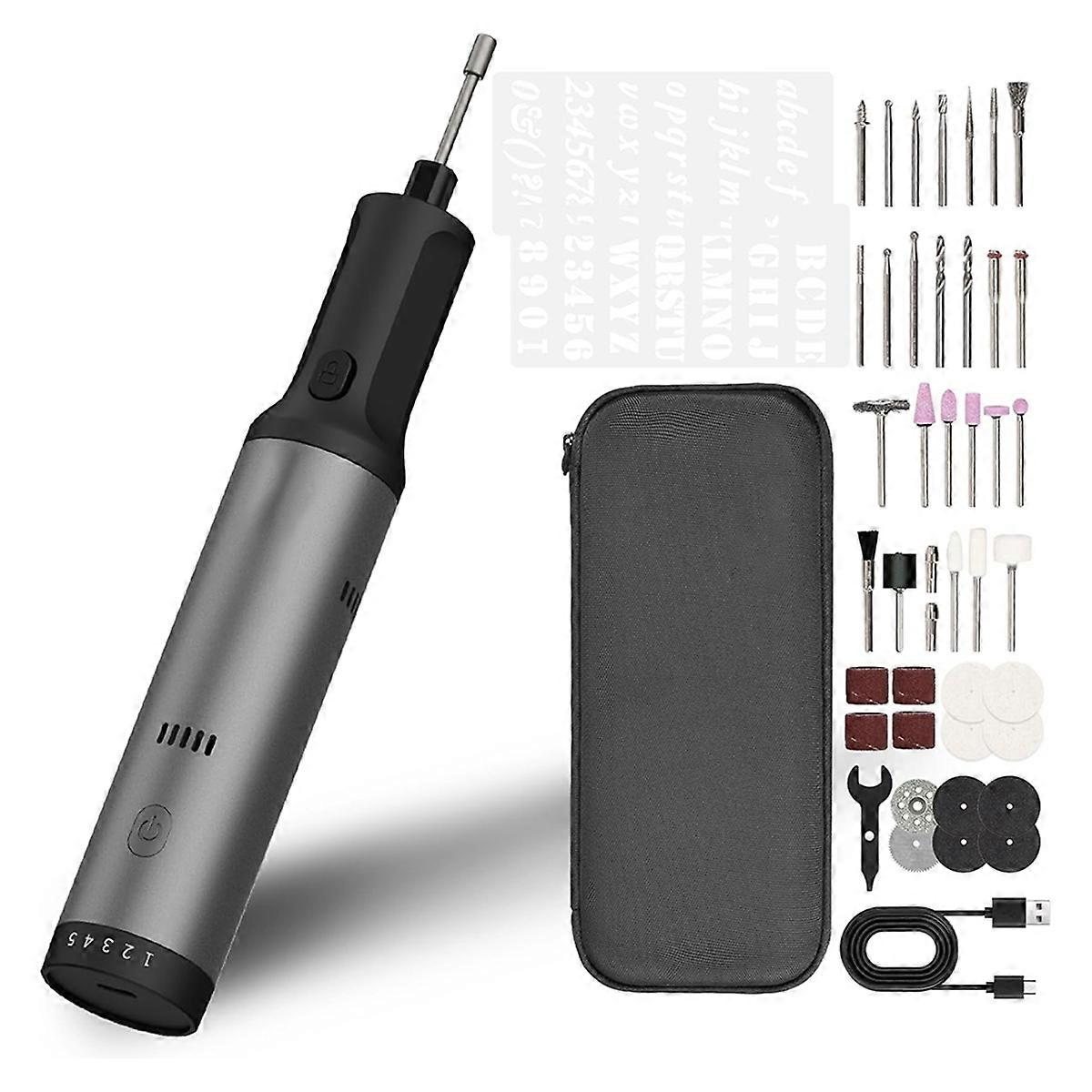 Engraving Pen, 44 in 1 Craft Engraving Tool, Rechargeable