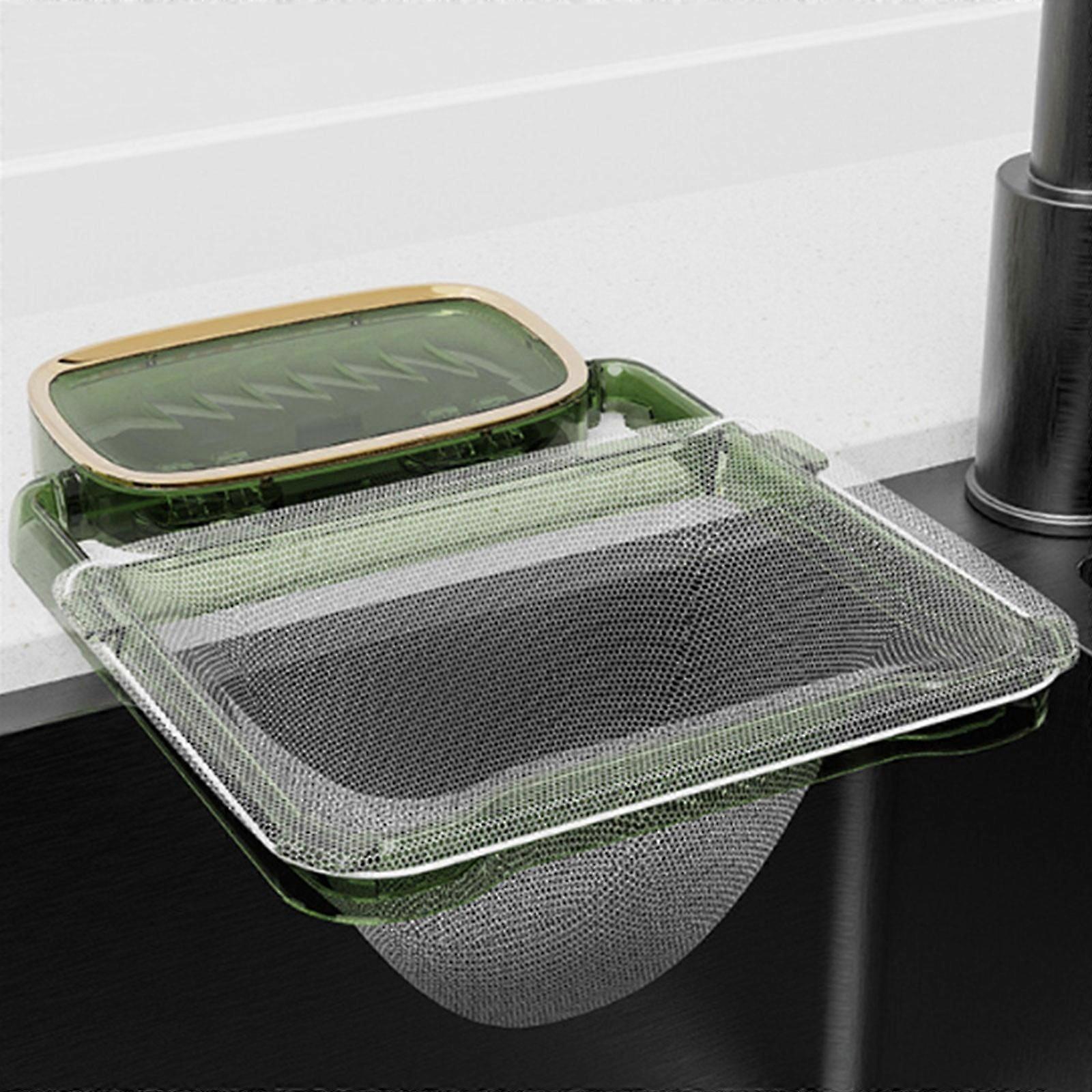 XHXGZ Strainers for Kitchen Sink, Disposable Filter Rack Net Pocket with Stand Up Design, Compatible with Standard Drains