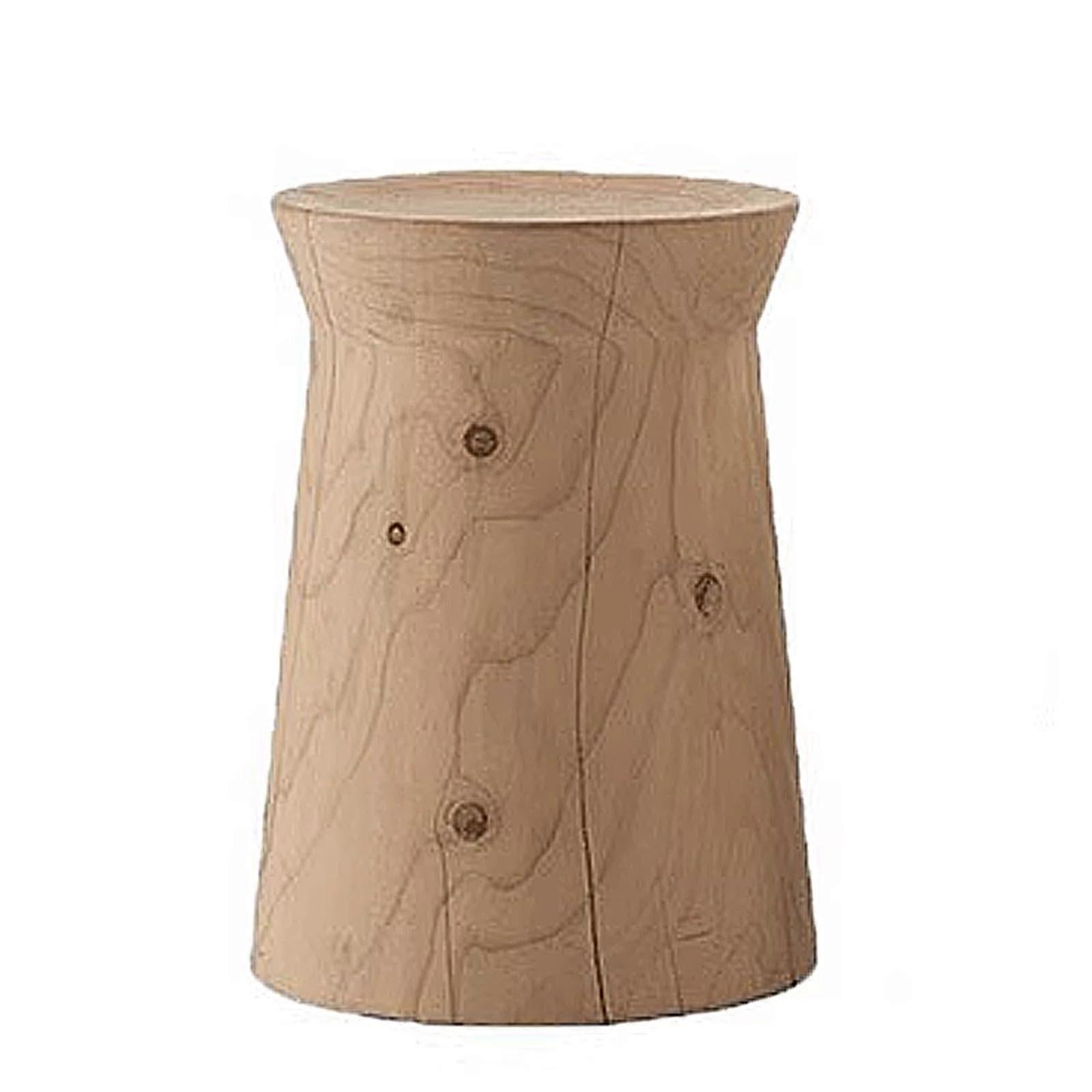 Wooden Tree Stump Stool Rustic Side Table End Table Small Coffee Table Natural Wood Color Garden Patio Decor