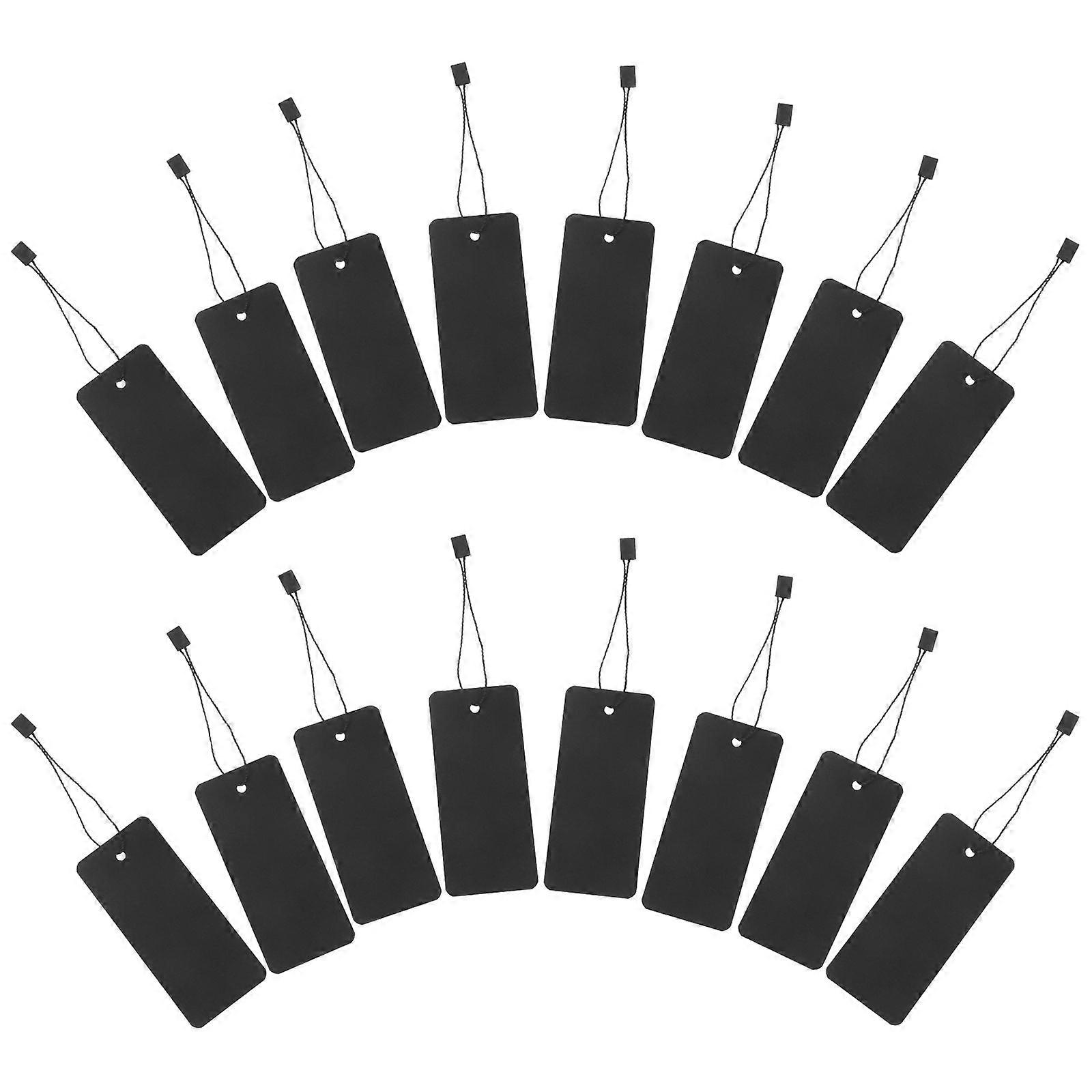 Clothes Tags 800 Sets Hanging Display Tags For Retail Merchandising Use Minimalist Design Black Labeling