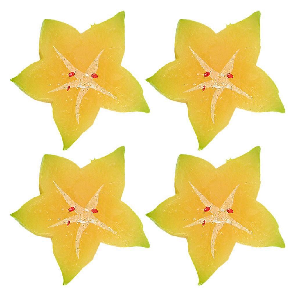 Mini Models for Decor 8Pcs Artificial Fake Fruit Props