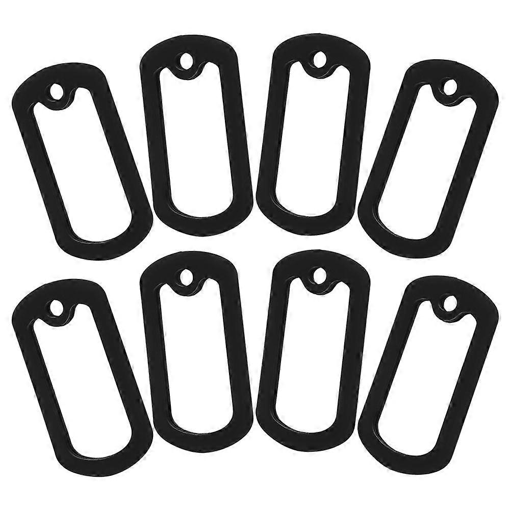 Silicone Dog Tag Protector 8Pcs Noise Reduction Covers Ideal For Swimming And Public Places Comfortable Fit