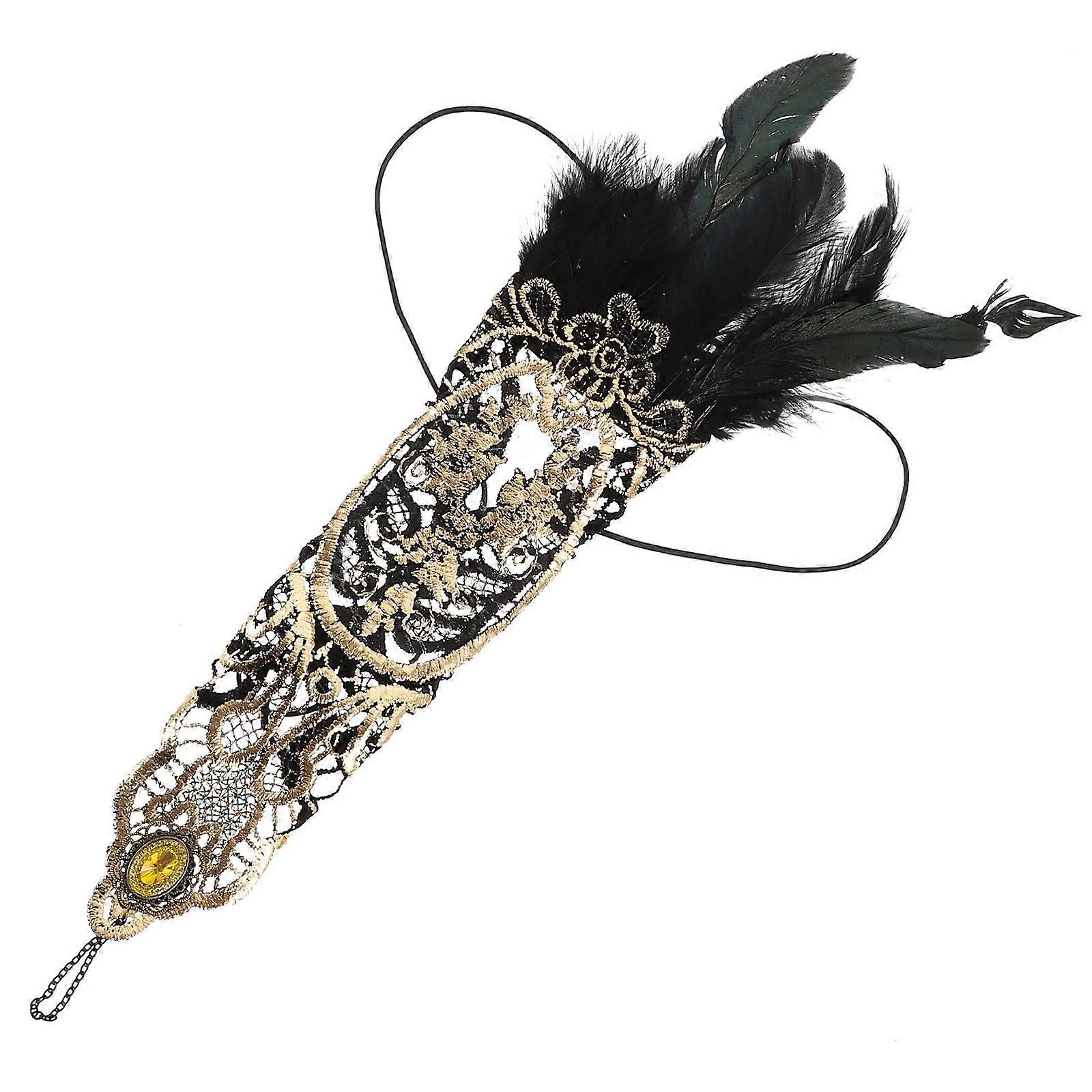 Fingerless Elbow Lace Gloves Decorative Black Lace Gloves 3Pcs Set