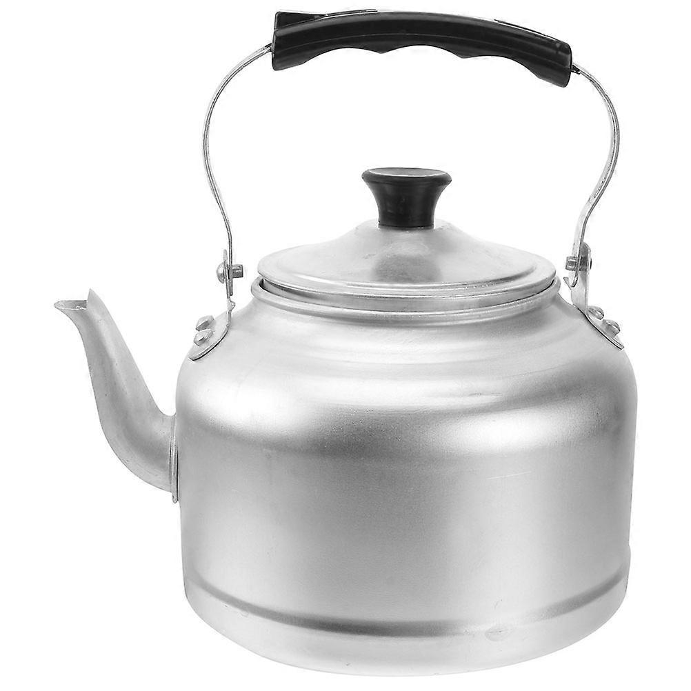 Aluminum Water Kettle Silver Tea Kettle for Water Boiling 2Pcs Set