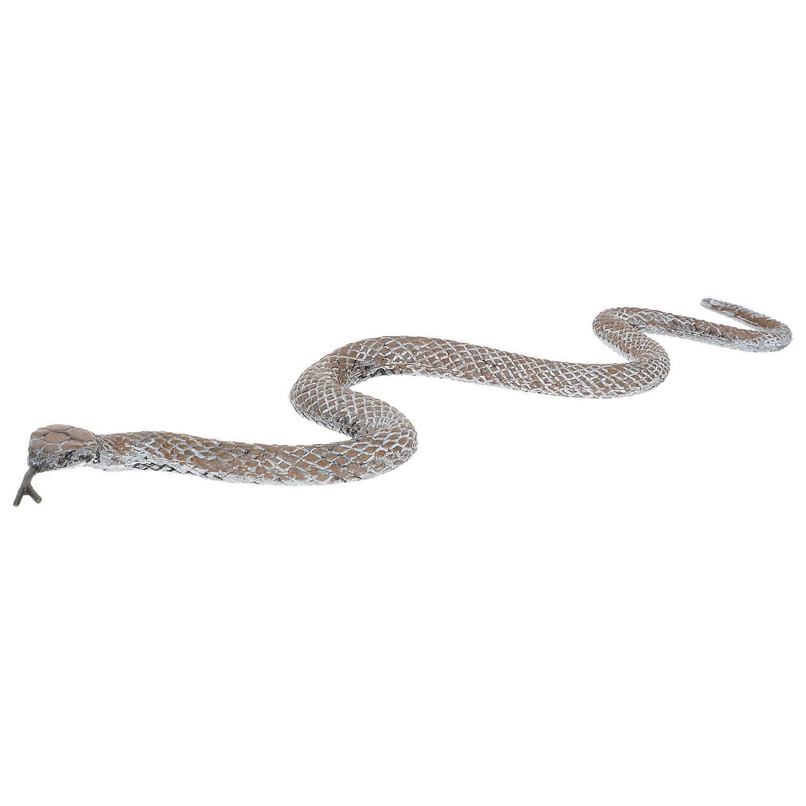 Realistic Snake Figurine Simulated Snake Model for Decor