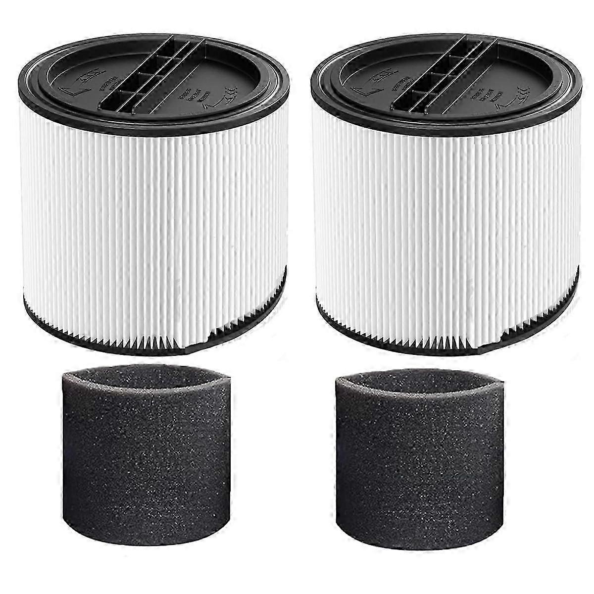 90304 Replacement Filter Kit for Shop Vac Cartridge Filter 90350,Fits Most 5 Gallon and Above Wet Dr