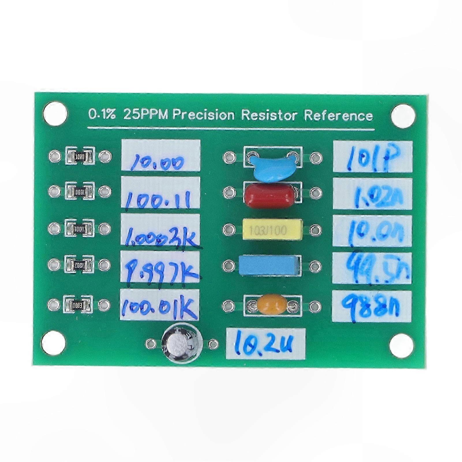 Precision 0.1% Resistance Plate for Calibration Testing with 25PPM RC Board