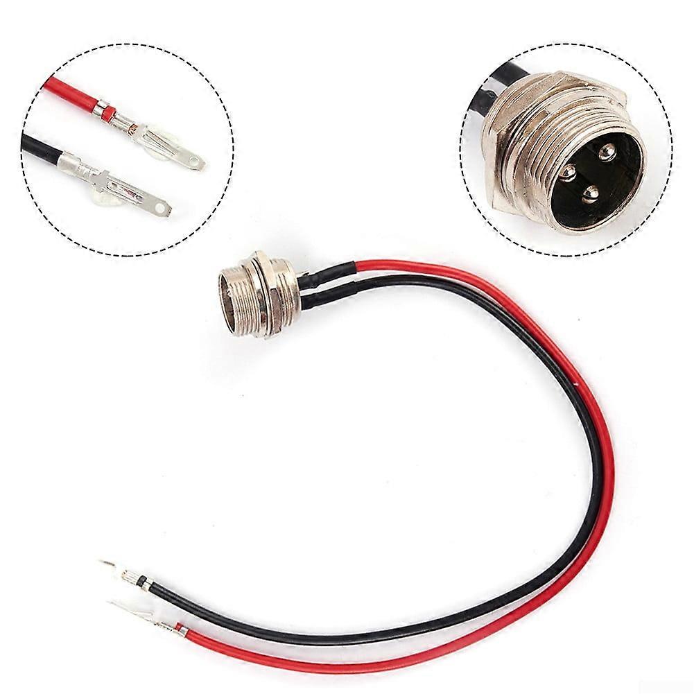3 Pin 3 Pole Connector 2 Wire Hoverboard Charging Port Hoverboard Charging Cable