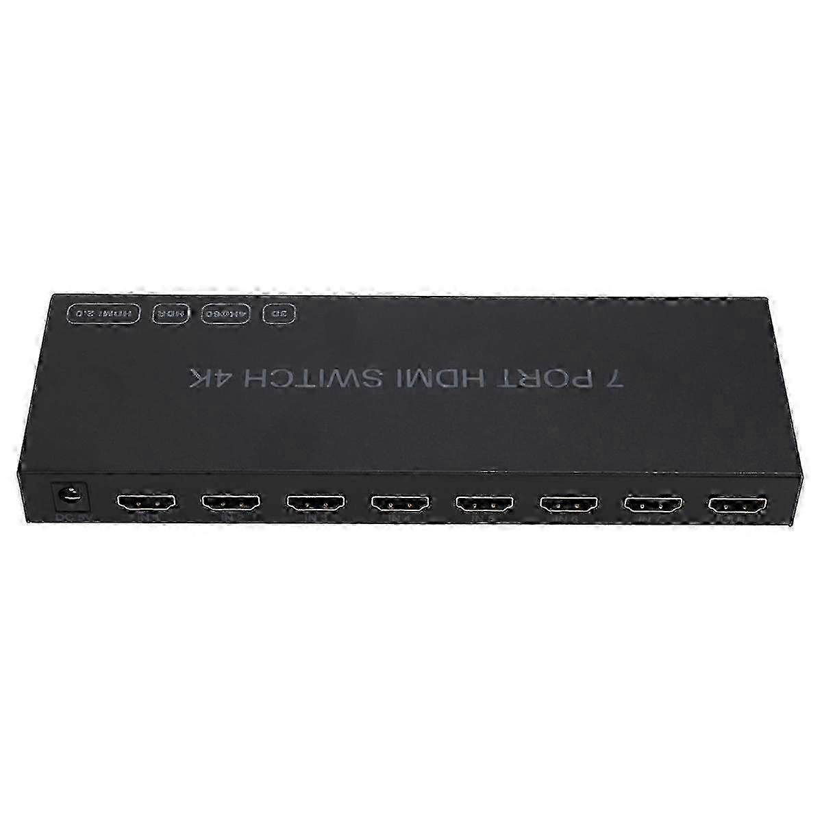 7 Port -Compatible Switch 7x1 4K@60Hz 2.0 Switcher Selector 7 in 1 Out for NS Switch PC TV YVL