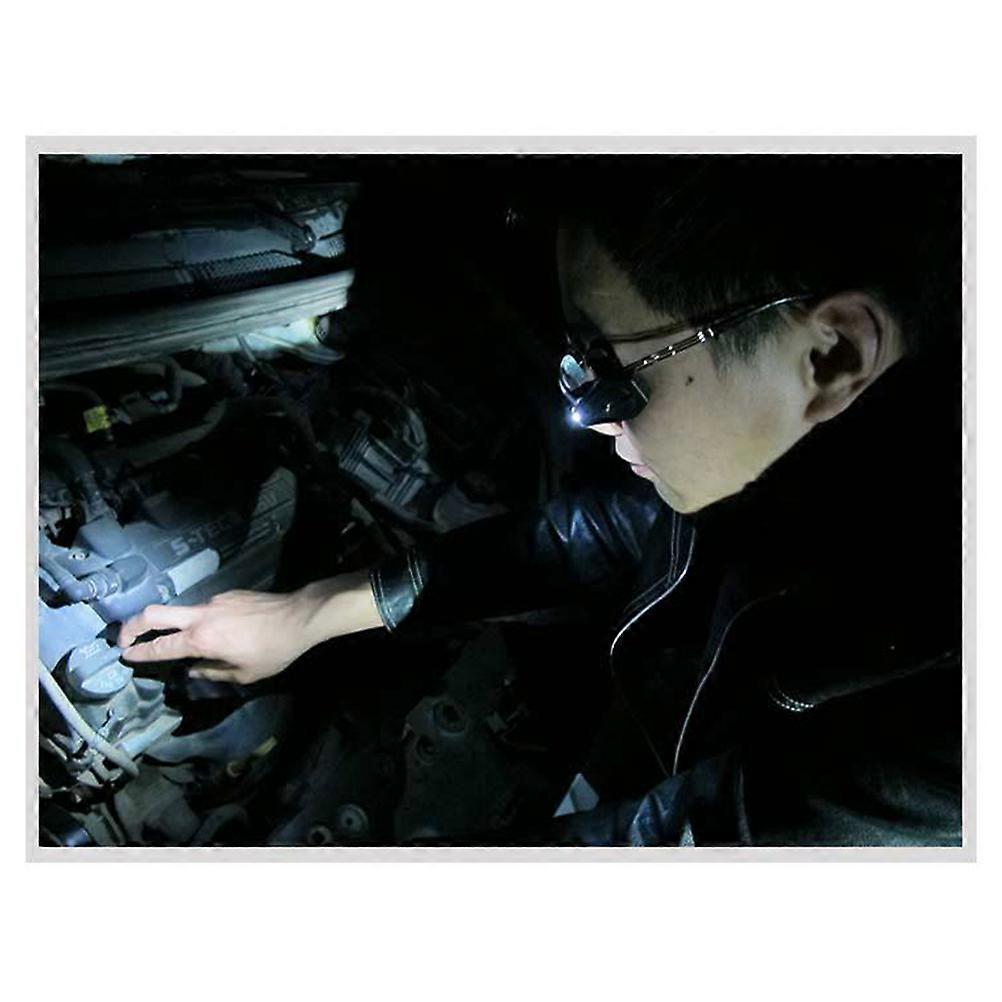 Led Handheld Flashlight Tiny Light with Clip for Men Women Reading Aid 360 Degree Rotatable 1Pack