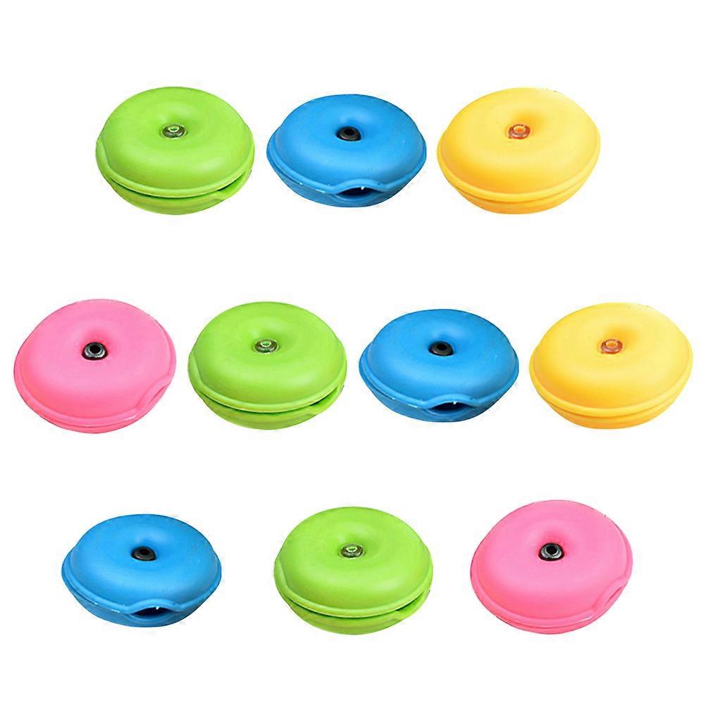 USB Protective Case Round Earbuds Organizer for Storage 20Pcs