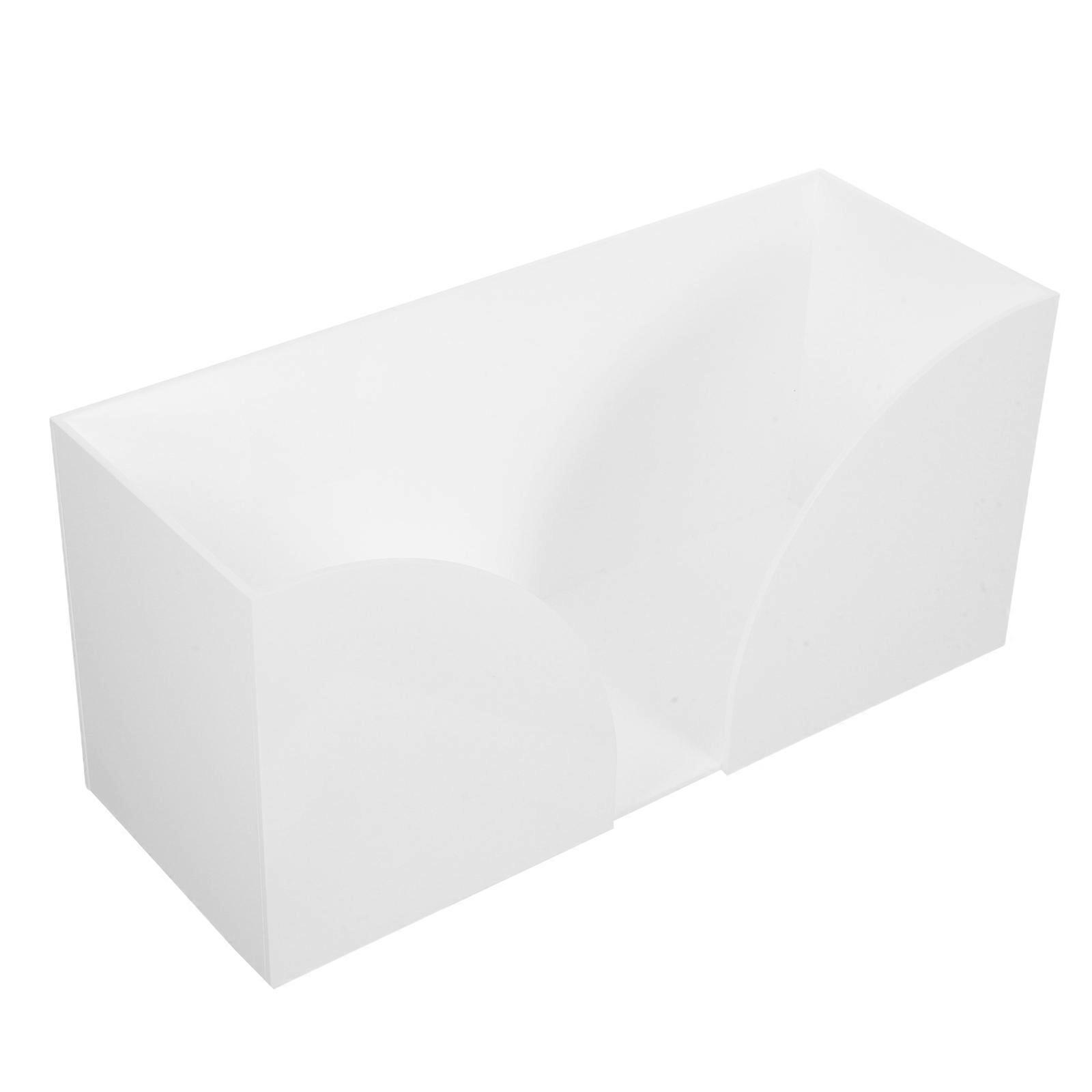 Modern Design Paper Towel Dispenser For Home Office Hotel - Clear Napkin Organizer With Stable Base 1Pcs