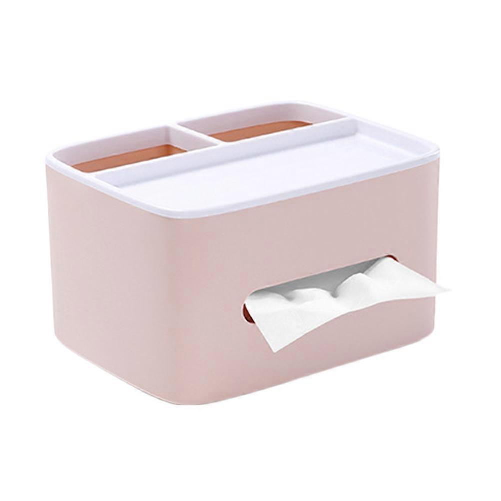 Plastic Tissue Box Multifunction Double-Layer Holder for Holding Tissue 3Pcs