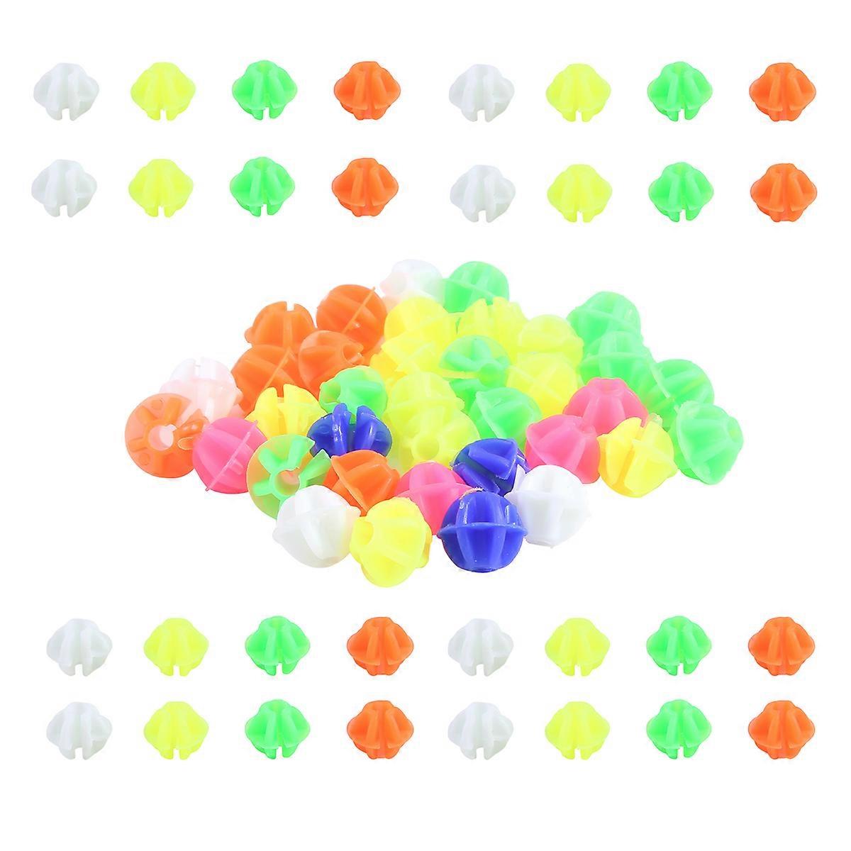 108Pcs Bicycle Round Decorative Colored Beads Spokes Cilp Spoke Beads