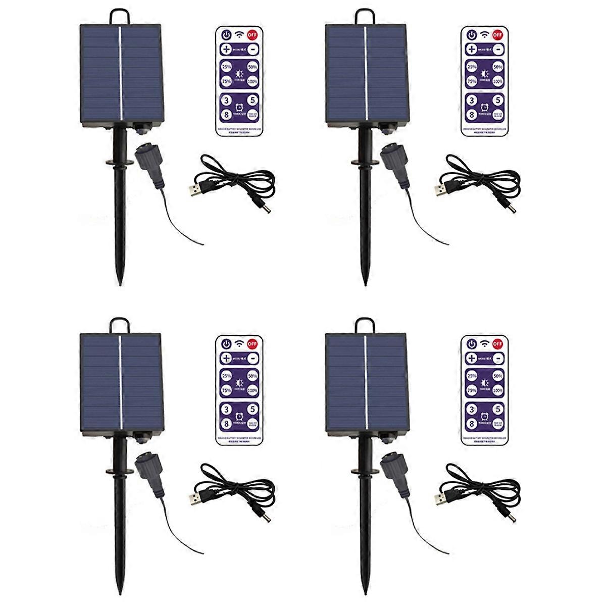 Kits de boîtier de commande de panneau solaire 1200 mAh avec batterie au lithium