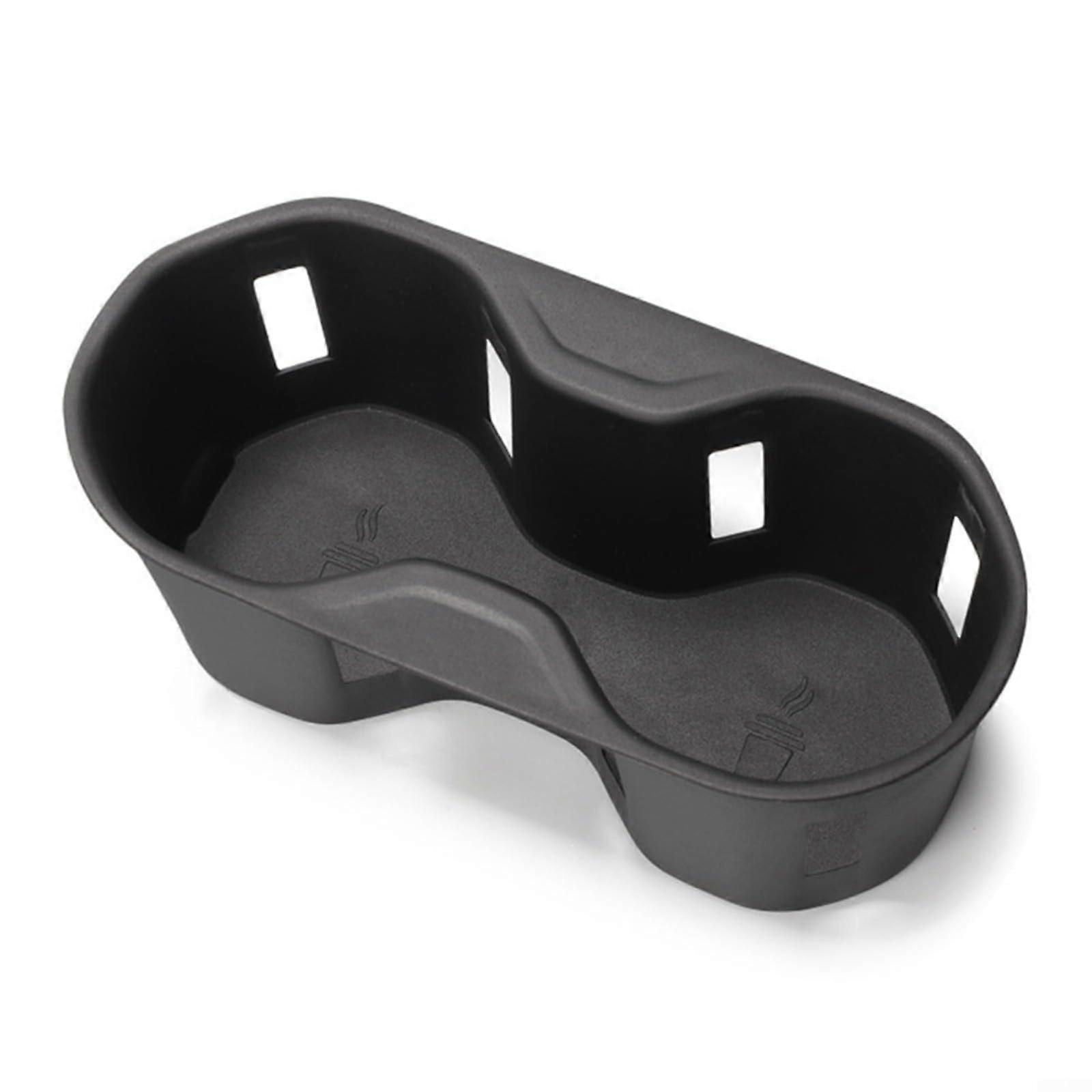 Car Center Console Cup Holder Storage Box For BYD Song PLUS DMi EV 2024 2025 Black ABS Interior Organizer