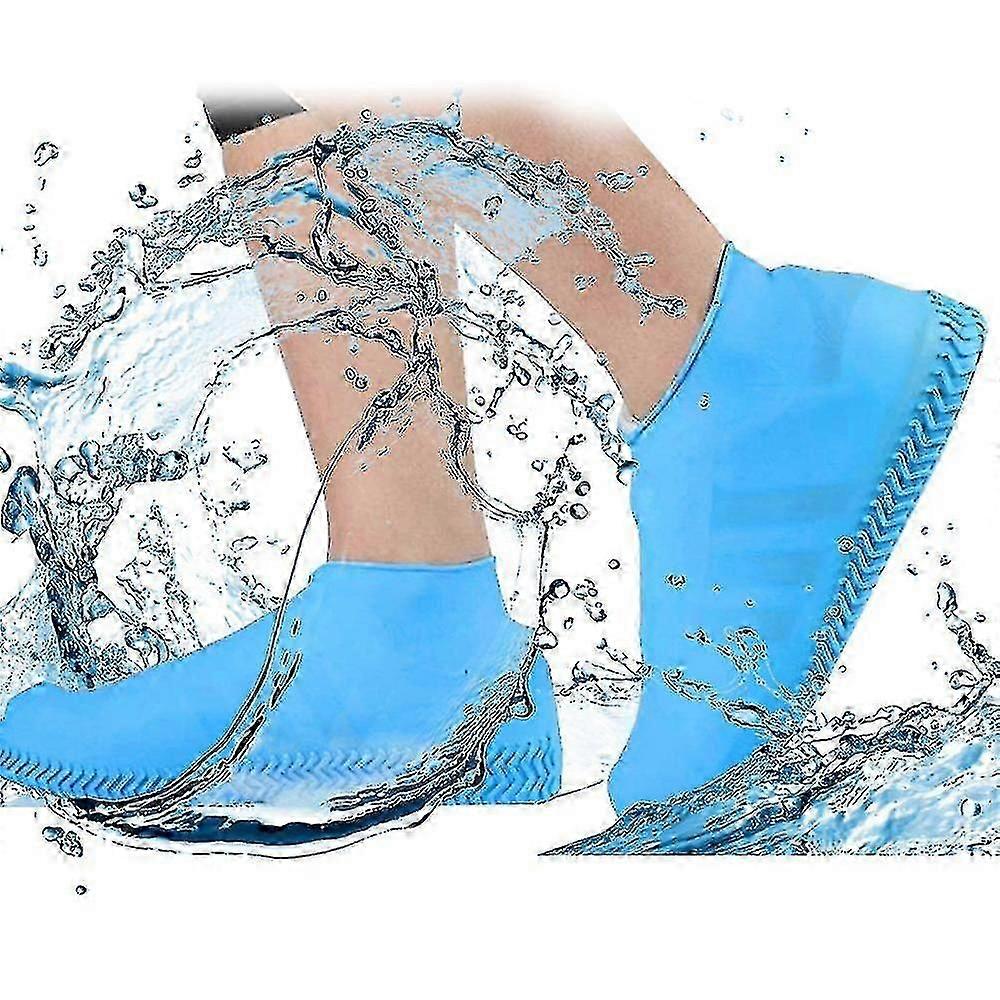 Capas de sapato de silicone impermeáveis, tampas de sapatos não escorregantes dobráveis reutilizáveis com zíper, protetores de sapato overshoes chuva galochas para crianças, homens e wome
