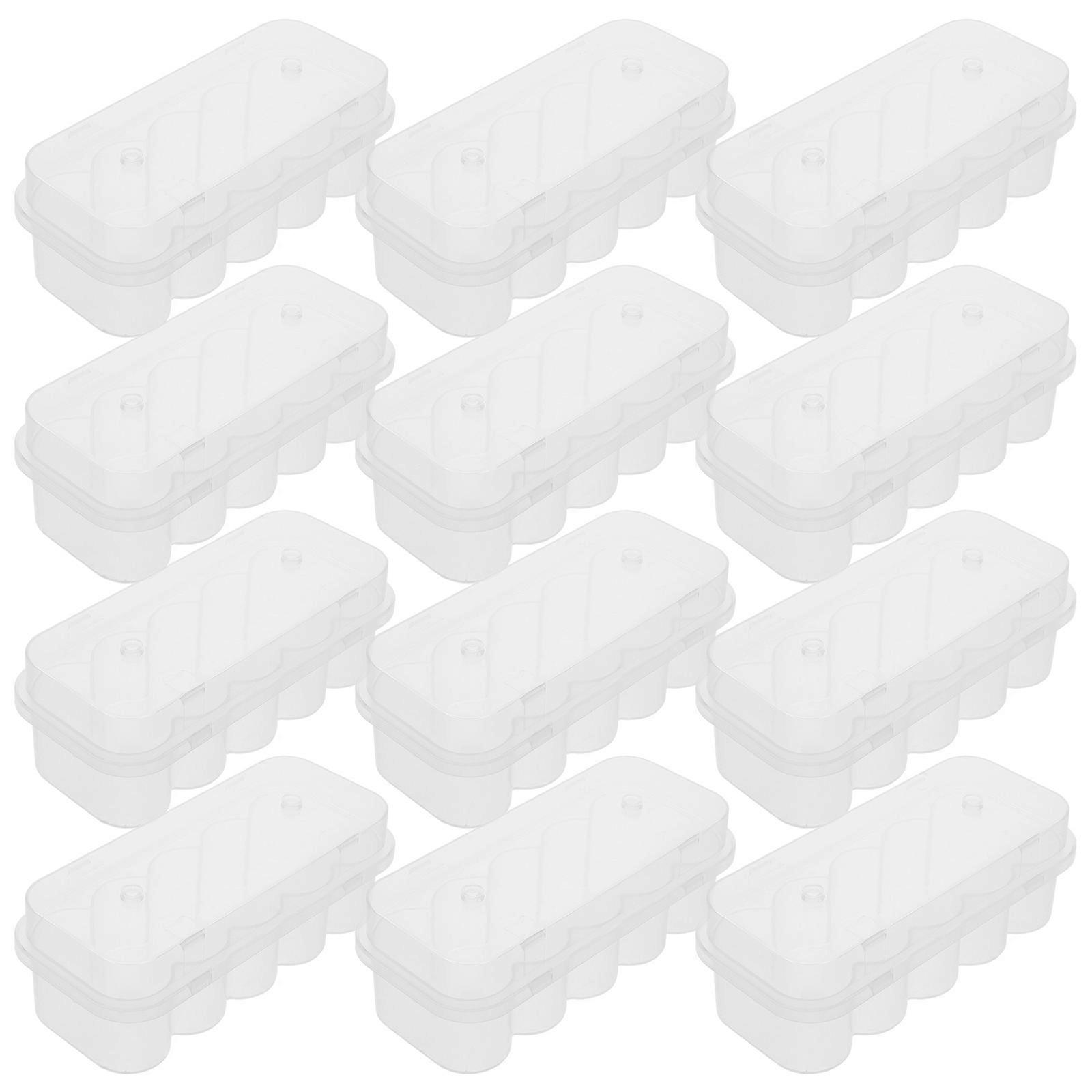 Vial Storage Case with Lid for Freezer Storage Plastic Material 40Pcs