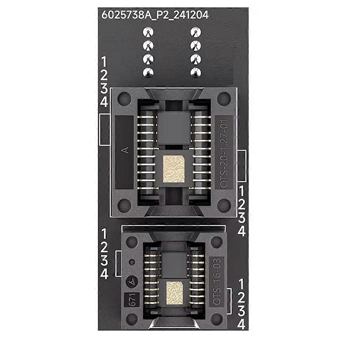 Universal 4 in 1 BIOS Burn Adapter Socket BIOS Burning Seat Universal Patch 6x8 5x6MM Support WSON8 SOP8 Socket