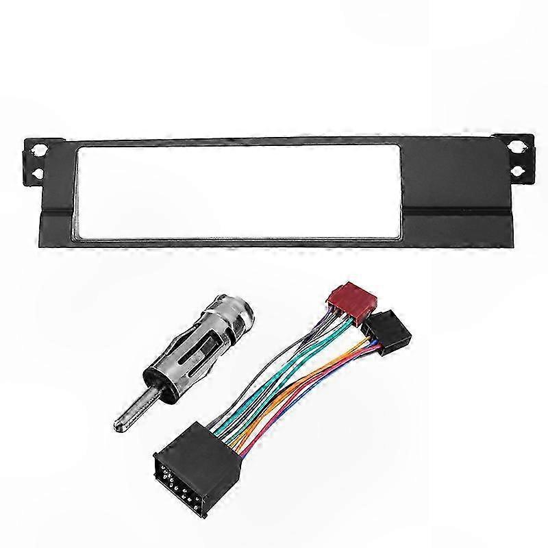 Single DIN Radio Trim Panel for  E46 3 Series 1998-2005 Stereo Frame Adapter for CD DVD Installation