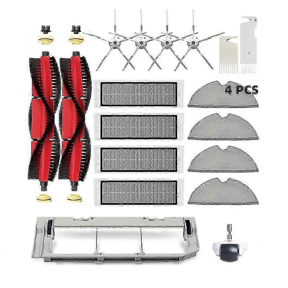 For Xiaomi Roborock S5 S50 S5 Max S6 S6 Maxv S6 Pure E4 E5 Robot Vacuum Cleaner Spare Parts Main Side Brush Hepa Filter Mop Rag-XX 25-26s