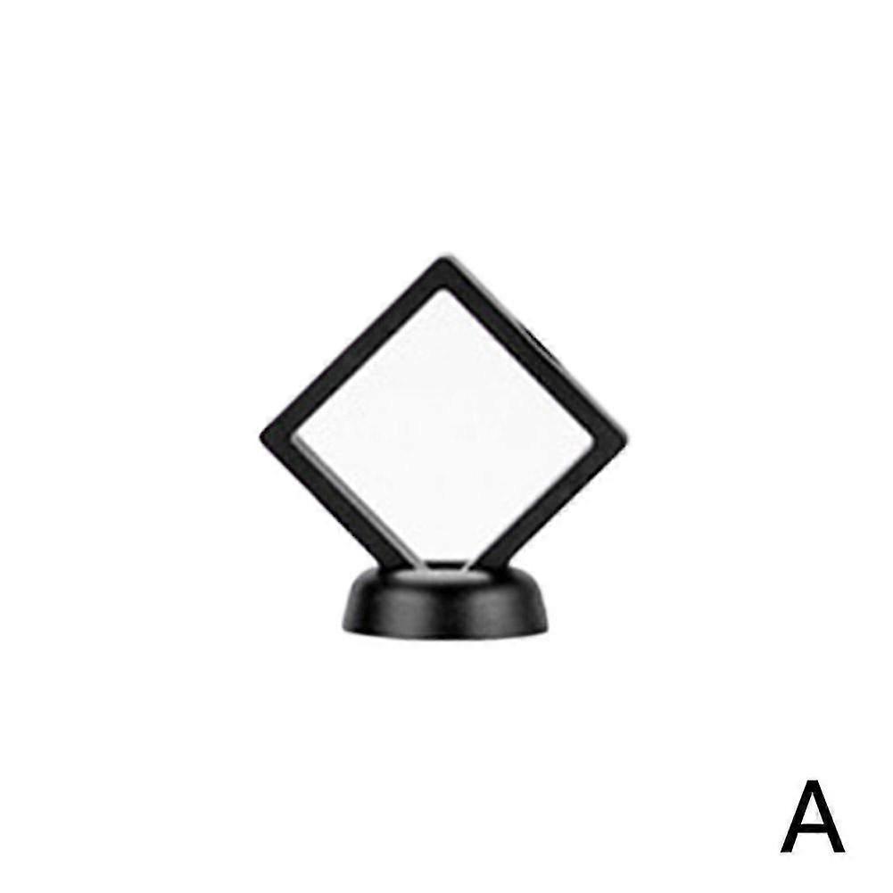 25-26 3D Floating Coins Display Frames Stand Holder Case Boxes For Jewelry