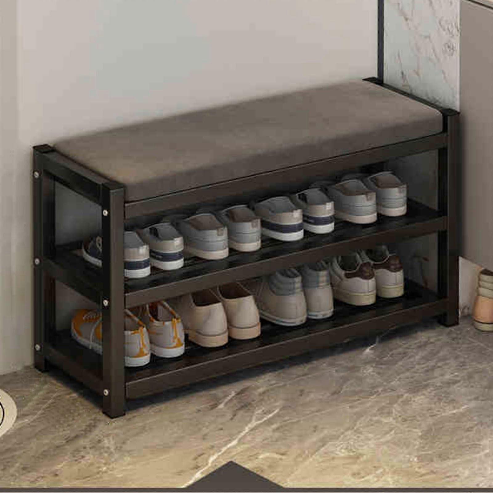 Multifunctional Shoe Storage Bench 80x43 cm / 31.5x16.9 in Entryway And Bedroom SpaceSaving Shoe Organizer Cabinet
