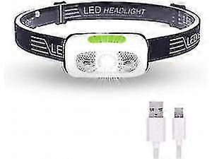 150lumens USB wiederaufladbare Stirnlampe, leicht, super hell LED Laufscheinwerfer für Runn