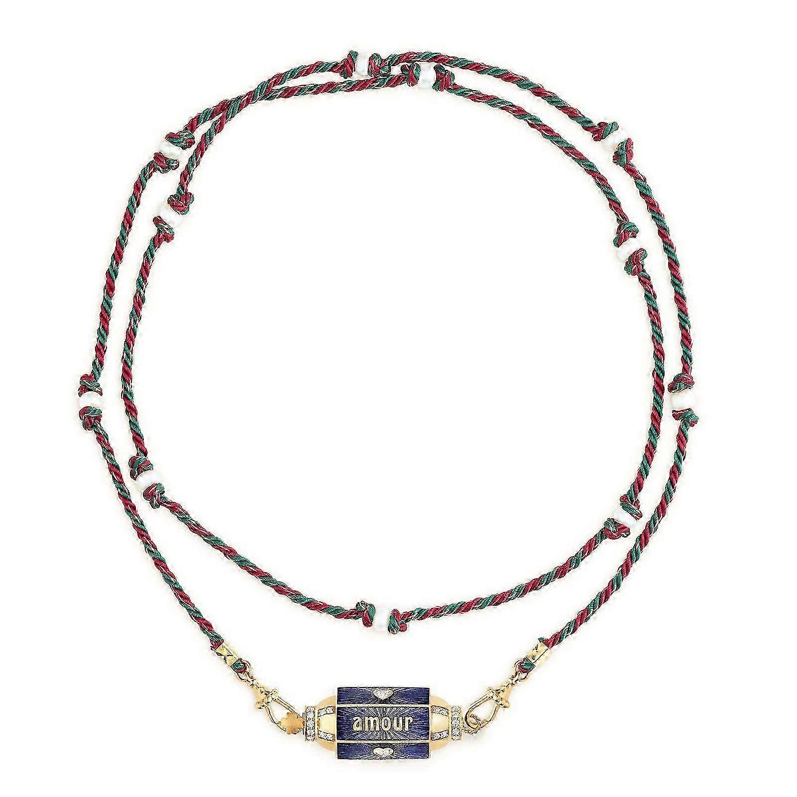 engraved inspirational message locket pendant with double loop chain necklace