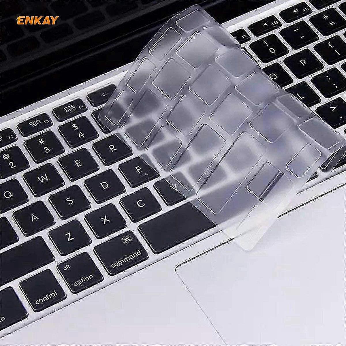25-26 For MacBook Air 13.3 inch A1932 2018 ENKAY Hat-prince US Version of The Notebook Ultra-thin TPU Keyboard Protective Cover