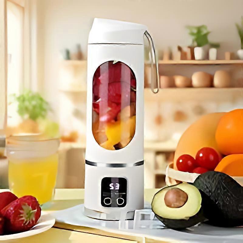 Next-Gen Portable Blender with LED Display — Compact yet Powerful Smoothie Maker for Fruit, Veggies & Protein Drinks. Features Leak-Proof Bu