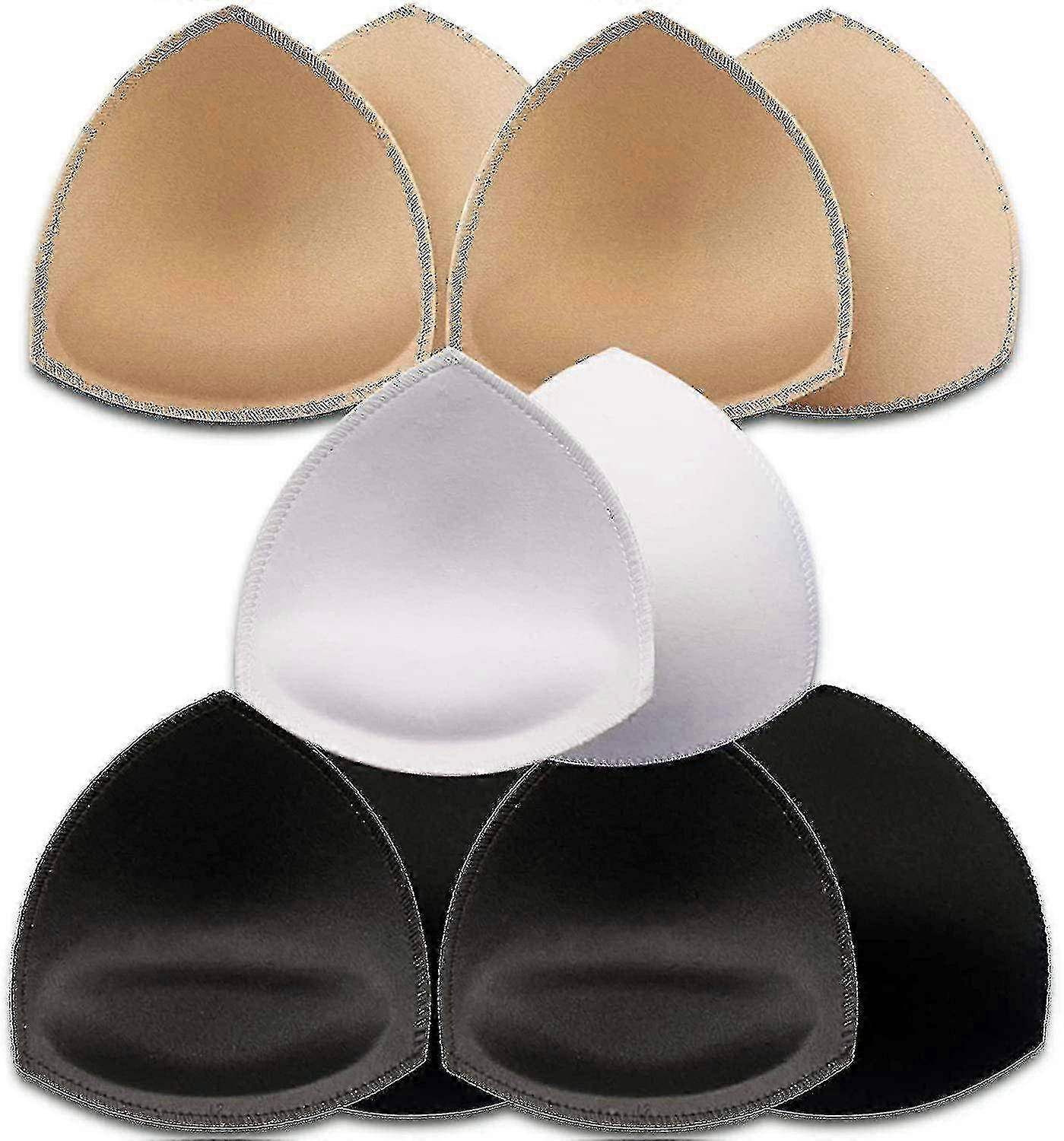 Bra Padding Inserts 5 Pairs - Discreet Support for Thin Fabrics